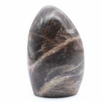 Pietra di luna nera naturale