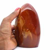 Roccia naturale di diaspro rosso