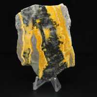 Esemplare di diaspro a forma di bombo lucidato - 105 g