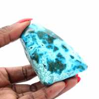 Blocco naturale Crisocolla Congo