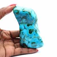 Blocco di crisocolla del Congo