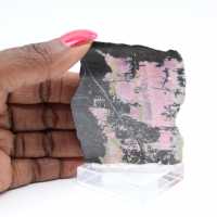 Fetta di Rodonite naturale ideale per decorazione