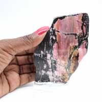 Fetta autentica di pietra di Rodonite