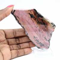 Fetta di Rodonite per uso decorativo
