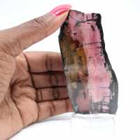 Fetta di Rodonite lucidata di qualità per decorazione