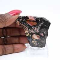Fetta autentica di pietra di Rodonite
