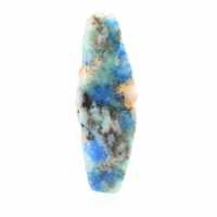 Fetta lucidata di Azurite Malachite minerale grezzo di qualità