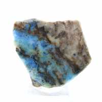 Fetta lucidata di Azurite Malachite minerale grezzo di qualità