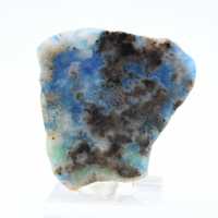 Fetta lucidata di Azurite Malachite minerale grezzo di qualità