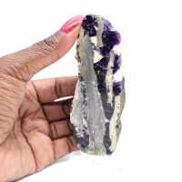 Fetta naturale di Fluorite Pirite ideale per collezione