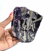 Pietra di Fluorite Pirite minerale grezzo per collezione