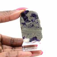 Pietra di Fluorite Pirite naturale minerale unico