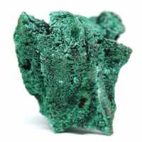 Cristallo di malachite fibrosa grezza Cristallo di malachite fibrosa grezza