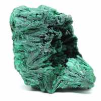 Blocco di malachite fibrosa naturale Blocco di malachite fibrosa naturale