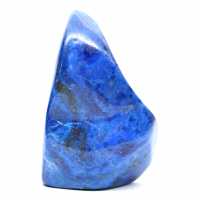 Ornamento in lapislazzuli, pezzo lucidato, oggetto da collezione