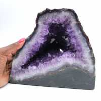  Geode di ametista brasiliana con cristalli viola per collezionisti