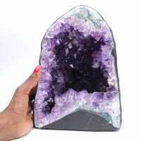  Geode di ametista brasiliana per decorazione elegante e originale