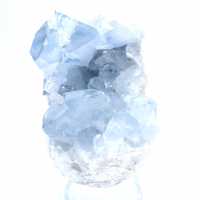 Celestite blu cristallizzata del Madagascar