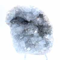 Geode di cristallo di celestina blu del Madagascar