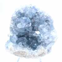 Geode di celestina blu del Madagascar di qualità premium