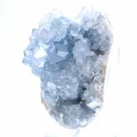 Autentica geode di celestina blu del Madagascar