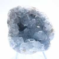 Geode unico di celestite blu del Madagascar