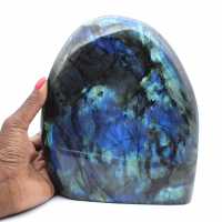 Labradorite lucidata, pietra naturale da collezione, grande formato, Madagascar