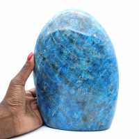 Grande apatite lucidata, esemplare decorativo, pietra naturale del Madagascar
