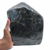 Labradorite lucidata, minerale ornamentale XXL, pezzo da collezione, Madagascar
