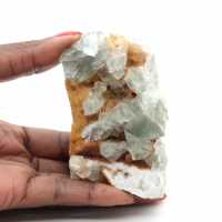 Fluorite grezza per decorazione: cristalli verdi dal Marocco Fluorite grezza per decorazione: cristalli verdi dal Marocco