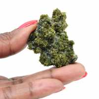 Epidoto in miniatura su matrice marocchina