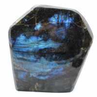 Ornamento in labradorite lucidata, pietra da collezione