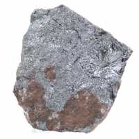 Pirolusite cristallizzata su matrice, minerale del Marocco