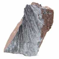 Ornamento di cristallo di pirolusite, pietra naturale