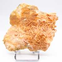 Cristalli di barite arancione marocchina da collezione