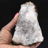 Cristalli di quarzo con inclusioni di goethite, Marocco, Collezione di minerali