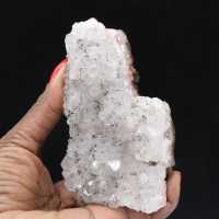 Druse di quarzo goethite marocchino, pietra naturale grezza