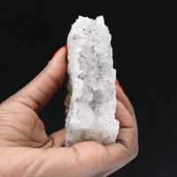 Esemplare di goethite di quarzo, druse grezze dal Marocco 180 g