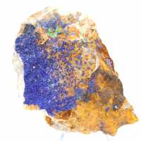 Esemplare di malachite azzurrite bicolore Esemplare di malachite azzurrite bicolore