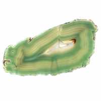 Fetta di agata verde proveniente dal Brasile – Pietra naturale tinta Fetta di agata verde proveniente dal Brasile – Pietra naturale tinta