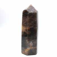 Major Prism in Microclino - Autentica pietra di luna nera