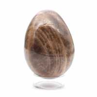 Uovo di Microclino Nero del Madagascar 235 g