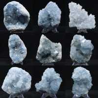 Celestite del Madagascar - Formazione cristallina