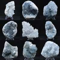 Celestite del Madagascar - Formazione cristallina