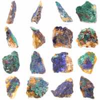 Minerale grezzo Azzurrite Malachite