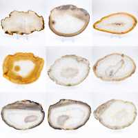 Fetta di agata brasiliana naturale