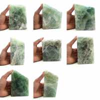 Eptaedro di fluorite verde