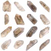 Cristallo di quarzo fumé bi-terminato Cristallo di quarzo fumé bi-terminato