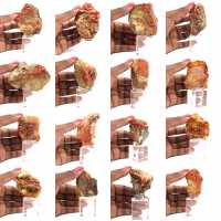 Cristalli di pietra di vanadinite