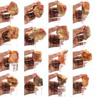 Cristalli di pietra di vanadinite